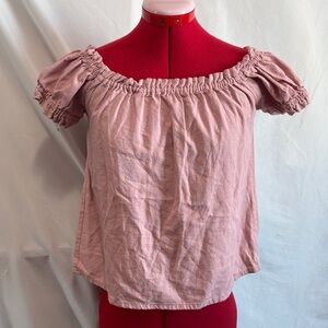 Vero Moda Dusty Pink Off-Shoulder Blouse XS126